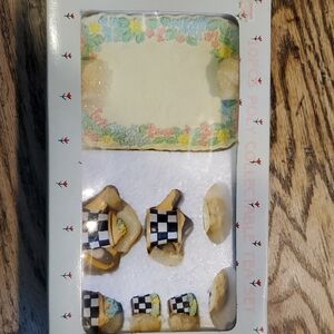 NEW Ornate Collectible Tea Set with Floral Tray